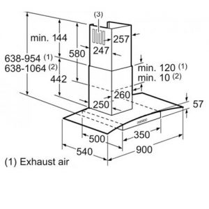 هود DWA09E750 بوش