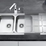 سینک توکار مدل CUADRO 2B STEEL زیگما | آشپزخانه پارسه