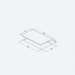 گاز رومیزی Bella 5G B Center 92 Steel زیگما