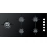 گاز رومیزی Cristallo 5G Side 100 Glass Black زیگما