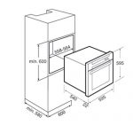 فر برقی توکار مدل HL 870 INOX تکا | آشپزخانه پارسه