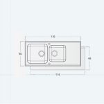 سینک توکار مدل Select st center AUTO زیگما | آشپزخانه پارسه