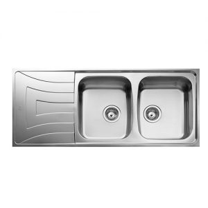 سینک توکار مدل Universo 2B1D تکا